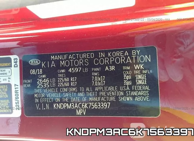 KNDPM3AC6K7563397 фото 10