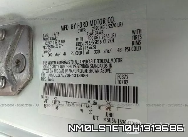 NM0LS7E70H1313686 фото 10