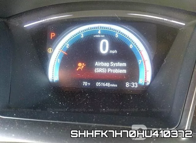 SHHFK7H70HU410372 фото 8