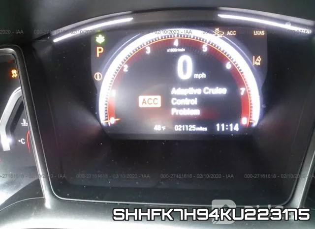 SHHFK7H94KU223175 фото 8