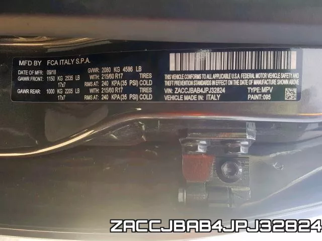 ZACCJBAB4JPJ32824 фото 2