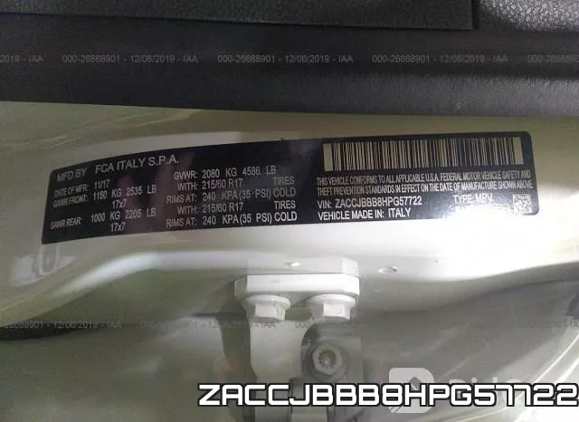 ZACCJBBB8HPG57722 фото 10