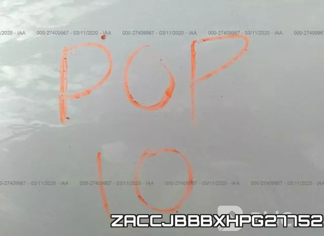 ZACCJBBBXHPG27752 фото 2
