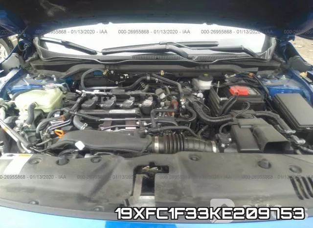 19XFC1F33KE209753 фото 2