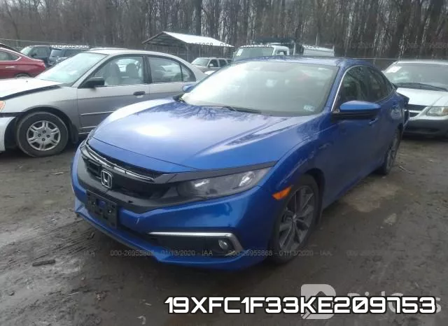 19XFC1F33KE209753 фото 3