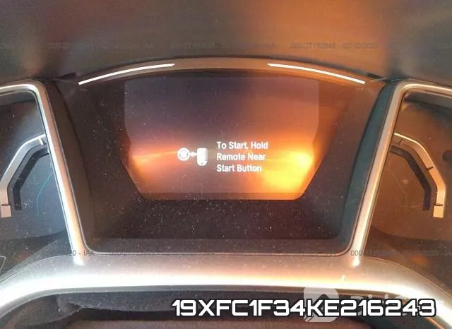 19XFC1F34KE216243 фото 8
