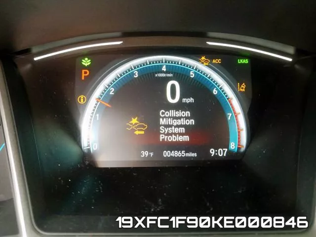 19XFC1F90KE000846 фото 9