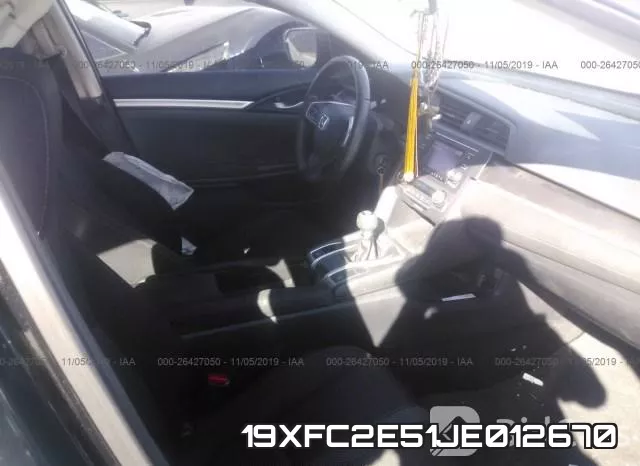 19XFC2E51JE012670 фото 6