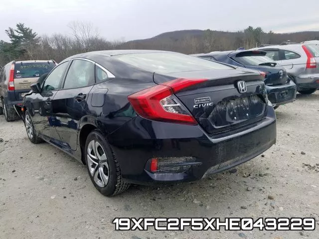 19XFC2F5XHE043229 фото 4
