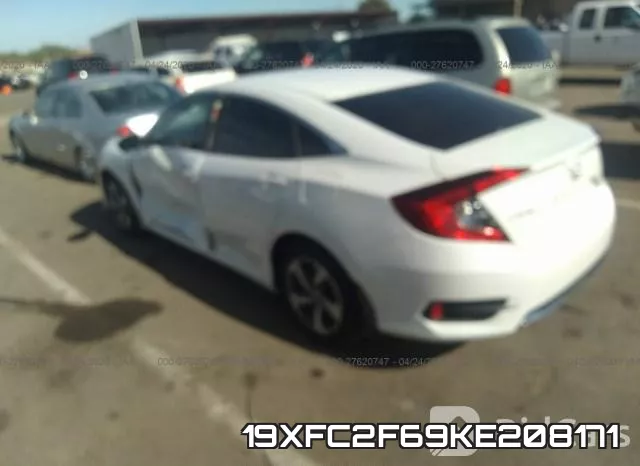 19XFC2F69KE208171 фото 4