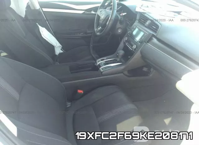 19XFC2F69KE208171 фото 6