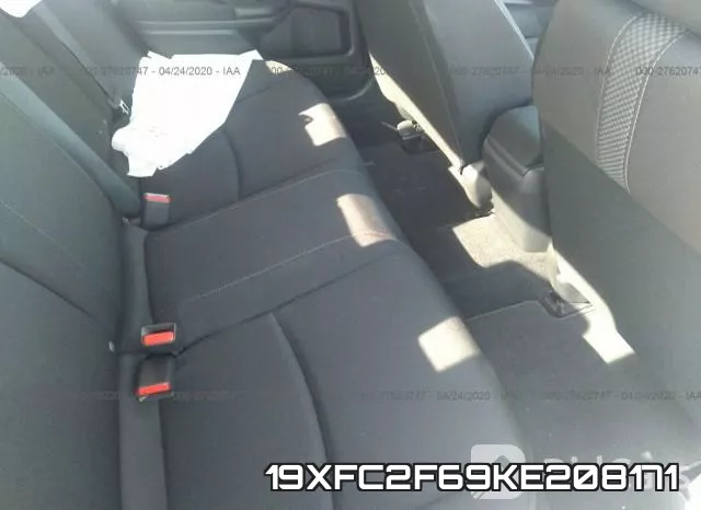 19XFC2F69KE208171 фото 9