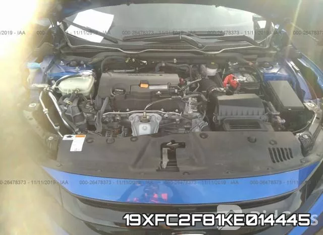 19XFC2F81KE014445 фото 2