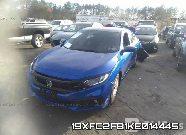 19XFC2F81KE014445 фото 3