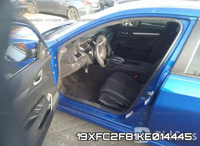 19XFC2F81KE014445 фото 6