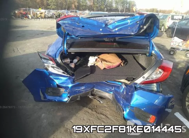 19XFC2F81KE014445 фото 7