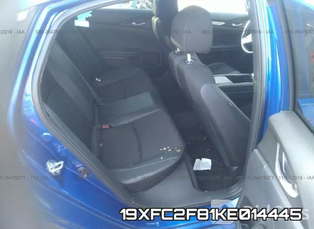 19XFC2F81KE014445 фото 9
