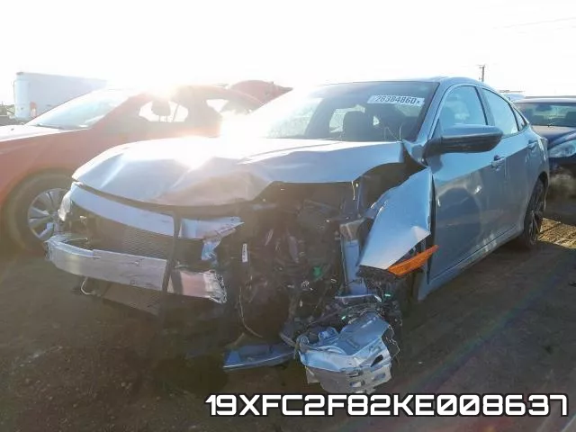 19XFC2F82KE008637 фото 3