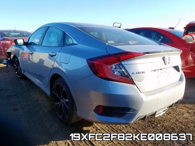 19XFC2F82KE008637 фото 4