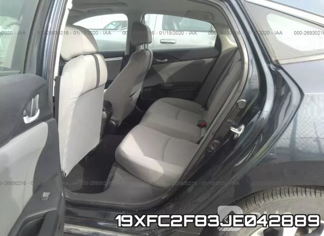 19XFC2F83JE042889 фото 9