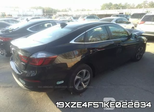 19XZE4F57KE022834 фото 5