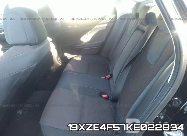 19XZE4F57KE022834 фото 9