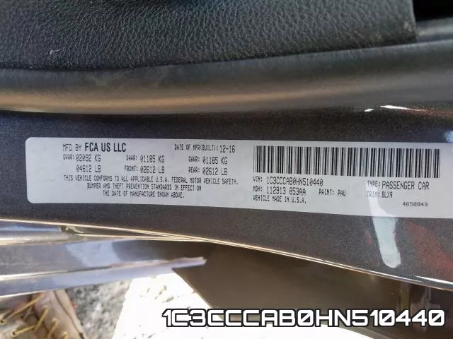 1C3CCCAB0HN510440 фото 2