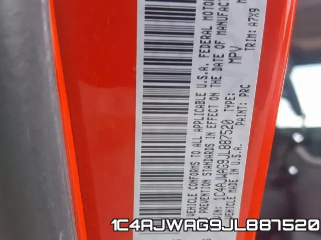 1C4AJWAG9JL887520 фото 2