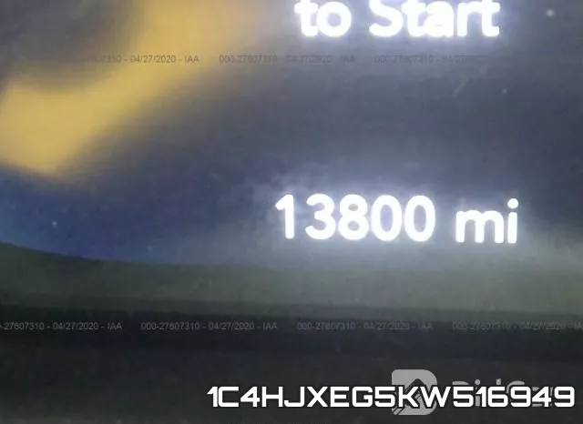 1C4HJXEG5KW516949 фото 8