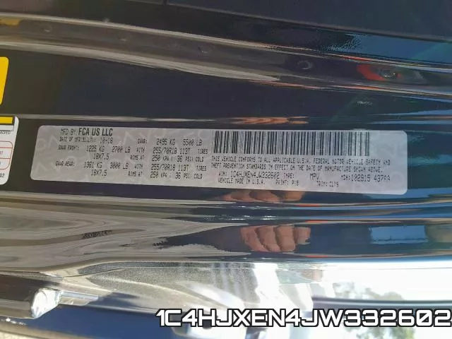 1C4HJXEN4JW332602 фото 2