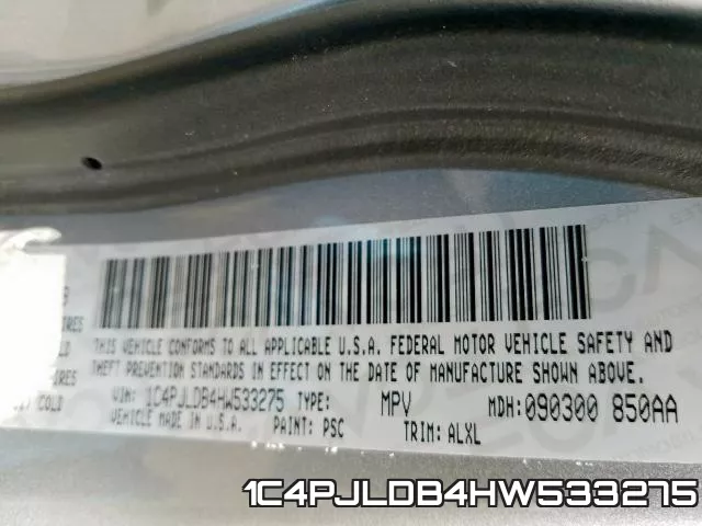 1C4PJLDB4HW533275 фото 2