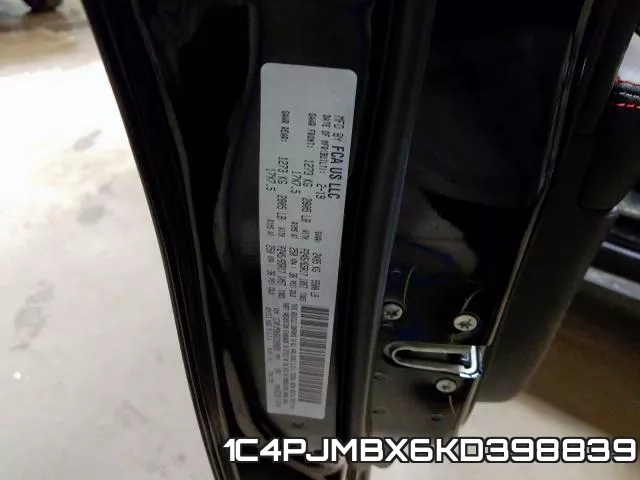 1C4PJMBX6KD398839 фото 2