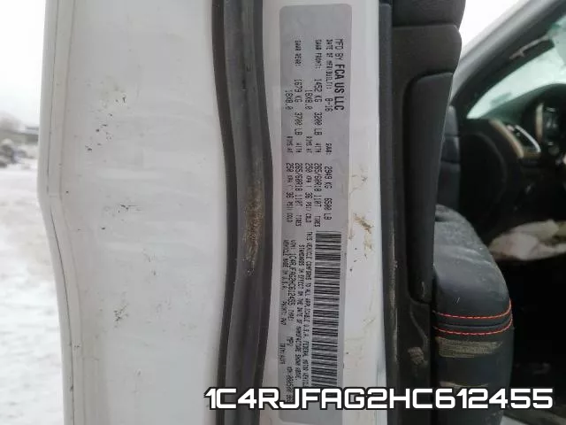 1C4RJFAG2HC612455 фото 2