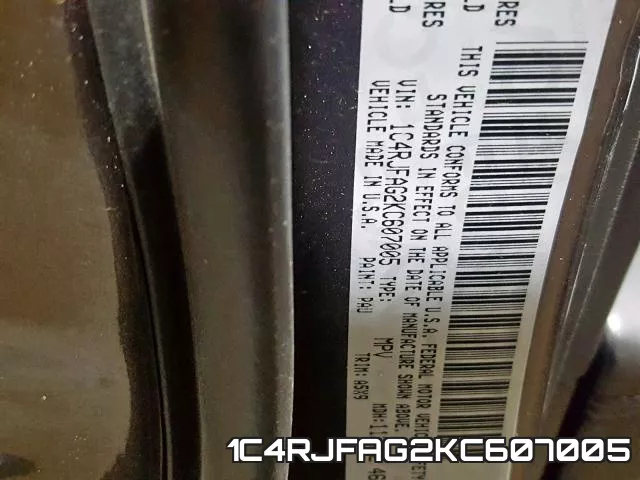 1C4RJFAG2KC607005 фото 2