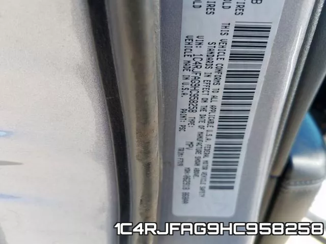1C4RJFAG9HC958258 фото 2