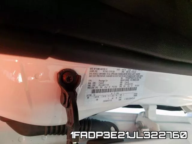 1FADP3E21JL322760 фото 2
