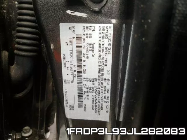 1FADP3L93JL282083 фото 2