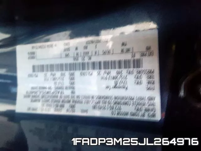 1FADP3M25JL264976 фото 2