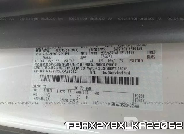 1FBAX2Y8XLKA23062 фото 10