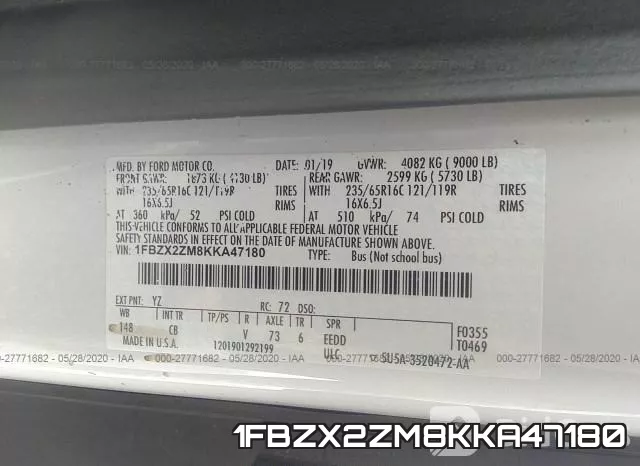 1FBZX2ZM8KKA47180 фото 10