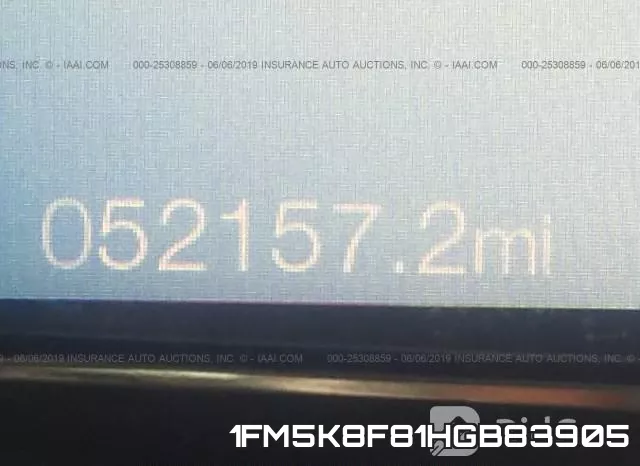 1FM5K8F81HGB83905 фото 8