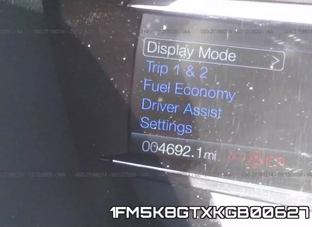 1FM5K8GTXKGB00627 фото 8
