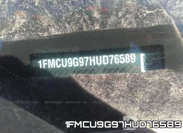 1FMCU9G97HUD76589 фото 10