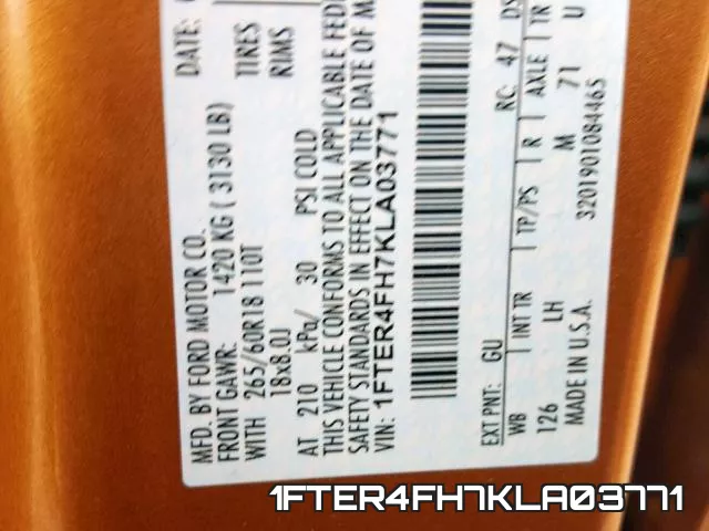 1FTER4FH7KLA03771 фото 2