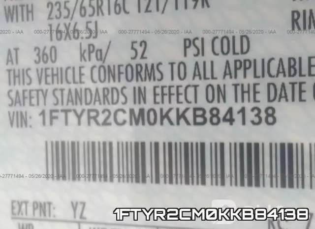1FTYR2CM0KKB84138 фото 10