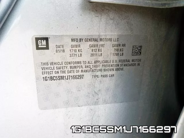 1G1BC5SM1J7166297 фото 2