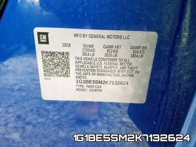 1G1BE5SM2K7132624 фото 2