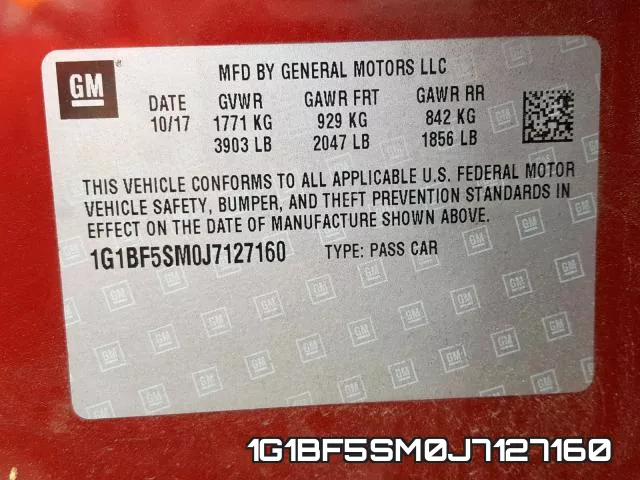 1G1BF5SM0J7127160 фото 2