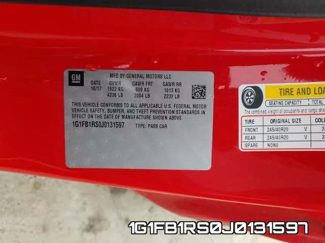 1G1FB1RS0J0131597 фото 2