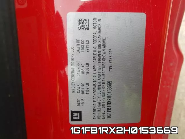 1G1FB1RX2H0153669 фото 2